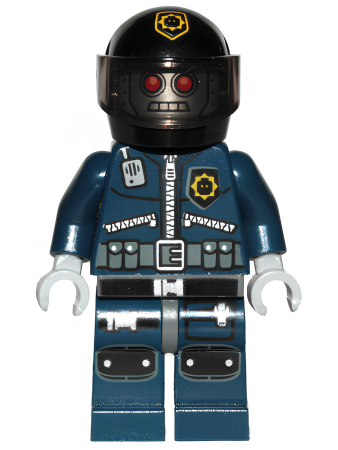 Минифигурка Lego The LEGO Movie Robo SWAT - Helmet tlm046 U